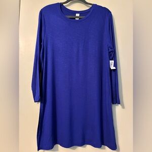 Old Navy luxe tunic in royal blue
